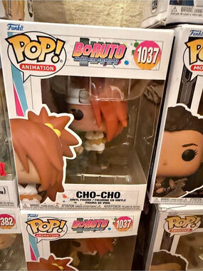 Funko Pop! Animation Boruto Cho-Cho #1037 Vinyl Figure NWT